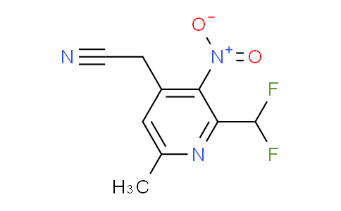 AM118284 | 1805624-53-6 | 2-(Difluoromethyl)-6-methyl-3-nitropyridine-4-acetonitrile