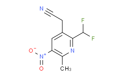 AM118288 | 1805465-77-3 | 2-(Difluoromethyl)-6-methyl-5-nitropyridine-3-acetonitrile