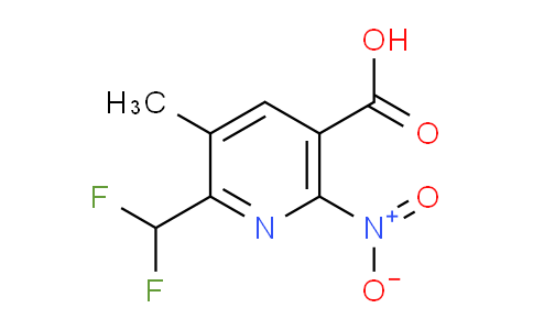 AM118293 | 1807140-24-4 | 2-(Difluoromethyl)-3-methyl-6-nitropyridine-5-carboxylic acid