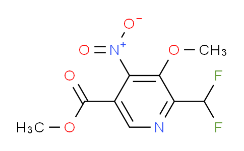 AM118341 | 1805199-20-5 | Methyl 2-(difluoromethyl)-3-methoxy-4-nitropyridine-5-carboxylate