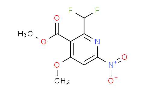 Methyl 2-(difluoromethyl)-4-methoxy-6-nitropyridine-3-carboxylate