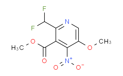 Methyl 2-(difluoromethyl)-5-methoxy-4-nitropyridine-3-carboxylate