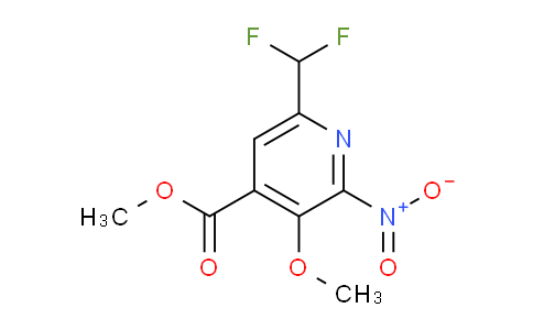 AM118355 | 1805555-32-1 | Methyl 6-(difluoromethyl)-3-methoxy-2-nitropyridine-4-carboxylate