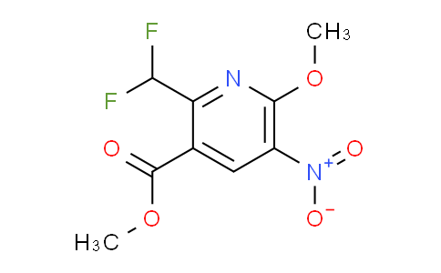 AM118361 | 1805612-84-3 | Methyl 2-(difluoromethyl)-6-methoxy-5-nitropyridine-3-carboxylate