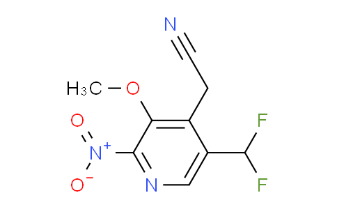 AM118379 | 1806960-64-4 | 5-(Difluoromethyl)-3-methoxy-2-nitropyridine-4-acetonitrile