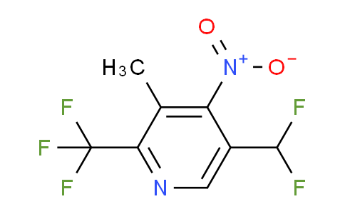 AM118413 | 1807138-40-4 | 5-(Difluoromethyl)-3-methyl-4-nitro-2-(trifluoromethyl)pyridine