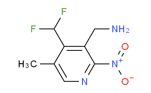 AM118415 | 1807109-16-5 | 3-(Aminomethyl)-4-(difluoromethyl)-5-methyl-2-nitropyridine