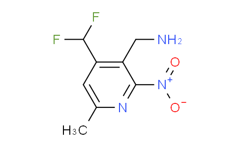 AM118416 | 1805623-26-0 | 3-(Aminomethyl)-4-(difluoromethyl)-6-methyl-2-nitropyridine