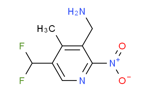 AM118419 | 1805124-61-1 | 3-(Aminomethyl)-5-(difluoromethyl)-4-methyl-2-nitropyridine