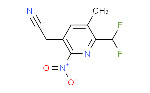 AM118435 | 1805611-59-9 | 2-(Difluoromethyl)-3-methyl-6-nitropyridine-5-acetonitrile