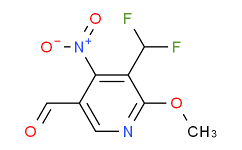 AM118465 | 1804871-33-7 | 3-(Difluoromethyl)-2-methoxy-4-nitropyridine-5-carboxaldehyde