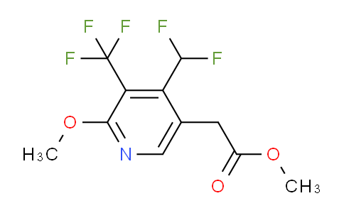 AM118492 | 1805557-48-5 | Methyl 4-(difluoromethyl)-2-methoxy-3-(trifluoromethyl)pyridine-5-acetate