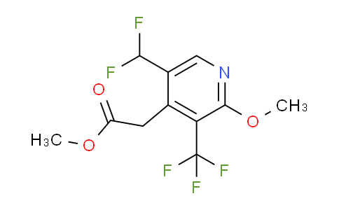 AM118500 | 1805559-23-2 | Methyl 5-(difluoromethyl)-2-methoxy-3-(trifluoromethyl)pyridine-4-acetate