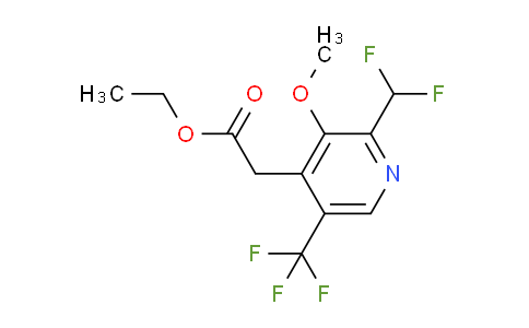 AM118505 | 1805465-11-5 | Ethyl 2-(difluoromethyl)-3-methoxy-5-(trifluoromethyl)pyridine-4-acetate