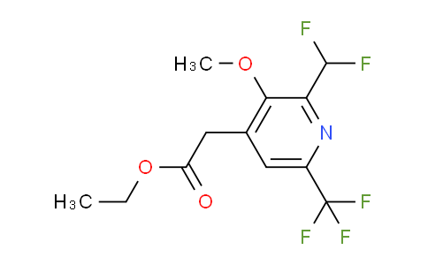 AM118507 | 1805096-39-2 | Ethyl 2-(difluoromethyl)-3-methoxy-6-(trifluoromethyl)pyridine-4-acetate