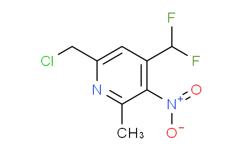 AM118509 | 1806965-69-4 | 6-(Chloromethyl)-4-(difluoromethyl)-2-methyl-3-nitropyridine