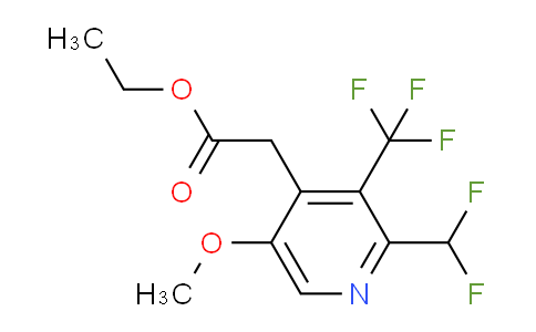 AM118513 | 1806037-46-6 | Ethyl 2-(difluoromethyl)-5-methoxy-3-(trifluoromethyl)pyridine-4-acetate