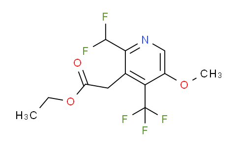 AM118514 | 1805266-85-6 | Ethyl 2-(difluoromethyl)-5-methoxy-4-(trifluoromethyl)pyridine-3-acetate