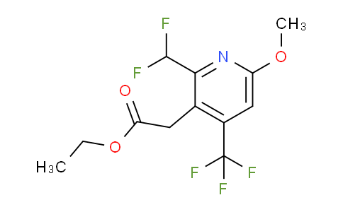 AM118518 | 1804871-68-8 | Ethyl 2-(difluoromethyl)-6-methoxy-4-(trifluoromethyl)pyridine-3-acetate