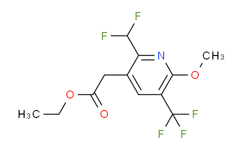 AM118522 | 1805266-90-3 | Ethyl 2-(difluoromethyl)-6-methoxy-5-(trifluoromethyl)pyridine-3-acetate