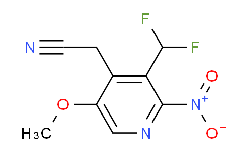 AM118543 | 1805554-19-1 | 3-(Difluoromethyl)-5-methoxy-2-nitropyridine-4-acetonitrile