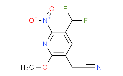 AM118560 | 1806035-31-3 | 3-(Difluoromethyl)-6-methoxy-2-nitropyridine-5-acetonitrile