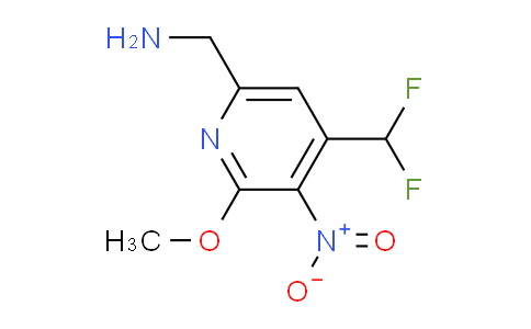 6-(Aminomethyl)-4-(difluoromethyl)-2-methoxy-3-nitropyridine