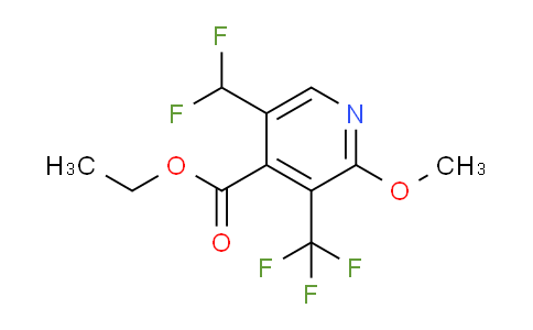 AM118602 | 1806037-19-3 | Ethyl 5-(difluoromethyl)-2-methoxy-3-(trifluoromethyl)pyridine-4-carboxylate
