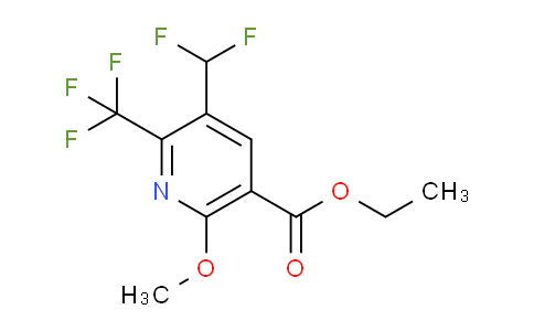 AM118605 | 1805095-68-4 | Ethyl 3-(difluoromethyl)-6-methoxy-2-(trifluoromethyl)pyridine-5-carboxylate