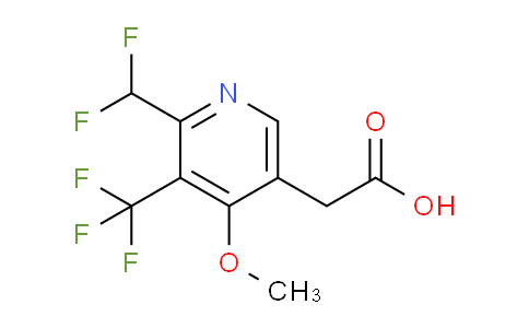 AM118609 | 1805550-93-9 | 2-(Difluoromethyl)-4-methoxy-3-(trifluoromethyl)pyridine-5-acetic acid