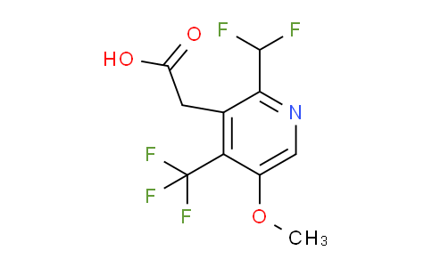 AM118619 | 1806037-33-1 | 2-(Difluoromethyl)-5-methoxy-4-(trifluoromethyl)pyridine-3-acetic acid