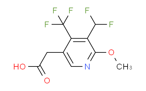 AM118631 | 1805439-99-9 | 3-(Difluoromethyl)-2-methoxy-4-(trifluoromethyl)pyridine-5-acetic acid