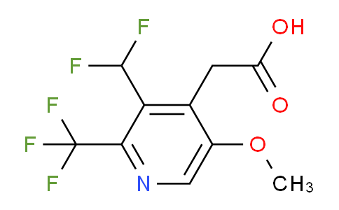 AM118644 | 1805464-54-3 | 3-(Difluoromethyl)-5-methoxy-2-(trifluoromethyl)pyridine-4-acetic acid