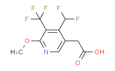 AM118650 | 1805557-30-5 | 4-(Difluoromethyl)-2-methoxy-3-(trifluoromethyl)pyridine-5-acetic acid