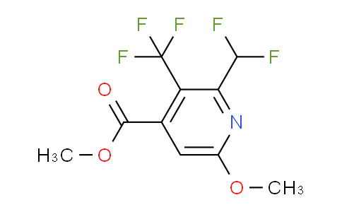 AM118655 | 1805074-21-8 | Methyl 2-(difluoromethyl)-6-methoxy-3-(trifluoromethyl)pyridine-4-carboxylate