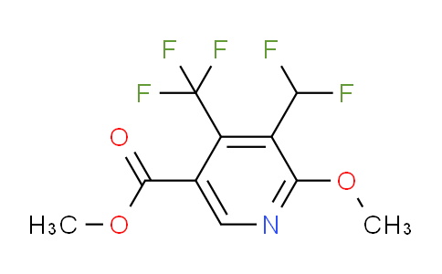 AM118658 | 1807107-35-2 | Methyl 3-(difluoromethyl)-2-methoxy-4-(trifluoromethyl)pyridine-5-carboxylate