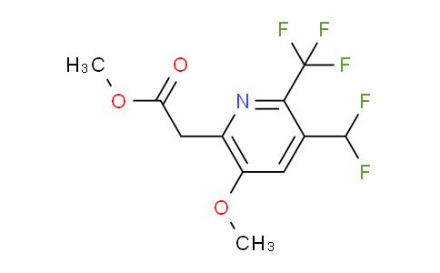 AM118660 | 1805121-65-6 | Methyl 3-(difluoromethyl)-5-methoxy-2-(trifluoromethyl)pyridine-6-acetate