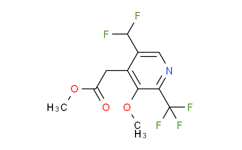 AM118664 | 1806883-32-8 | Methyl 5-(difluoromethyl)-3-methoxy-2-(trifluoromethyl)pyridine-4-acetate