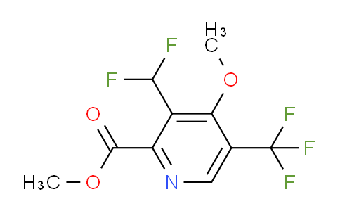 AM118665 | 1805608-40-5 | Methyl 3-(difluoromethyl)-4-methoxy-5-(trifluoromethyl)pyridine-2-carboxylate