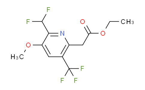 AM118683 | 1805266-77-6 | Ethyl 2-(difluoromethyl)-3-methoxy-5-(trifluoromethyl)pyridine-6-acetate