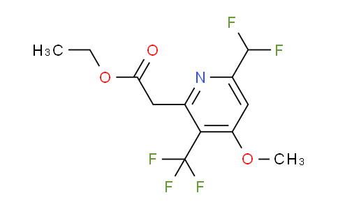 AM118687 | 1805440-49-6 | Ethyl 6-(difluoromethyl)-4-methoxy-3-(trifluoromethyl)pyridine-2-acetate