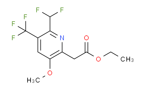 AM118691 | 1805557-78-1 | Ethyl 2-(difluoromethyl)-5-methoxy-3-(trifluoromethyl)pyridine-6-acetate