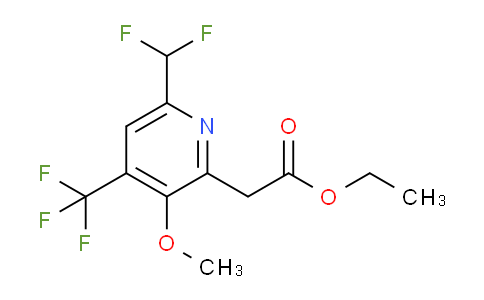 AM118693 | 1806965-03-6 | Ethyl 6-(difluoromethyl)-3-methoxy-4-(trifluoromethyl)pyridine-2-acetate