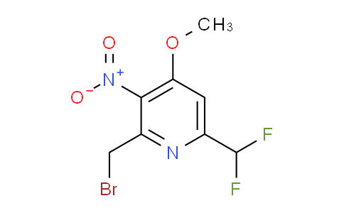 2-(Bromomethyl)-6-(difluoromethyl)-4-methoxy-3-nitropyridine