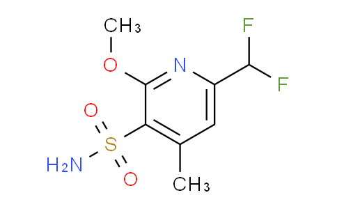 6-(Difluoromethyl)-2-methoxy-4-methylpyridine-3-sulfonamide
