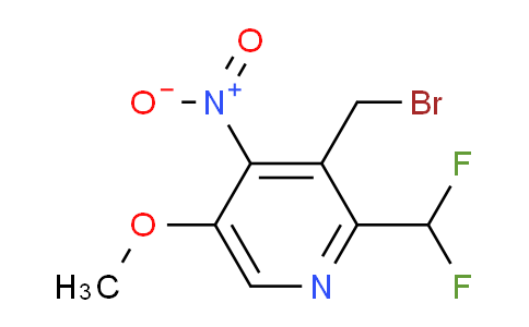 3-(Bromomethyl)-2-(difluoromethyl)-5-methoxy-4-nitropyridine