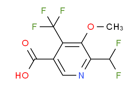 AM118751 | 1805264-75-8 | 2-(Difluoromethyl)-3-methoxy-4-(trifluoromethyl)pyridine-5-carboxylic acid