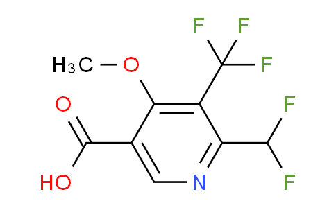 AM118754 | 1804871-02-0 | 2-(Difluoromethyl)-4-methoxy-3-(trifluoromethyl)pyridine-5-carboxylic acid