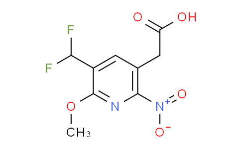 3-(Difluoromethyl)-2-methoxy-6-nitropyridine-5-acetic acid