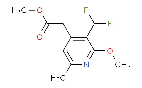 AM118770 | 1805553-91-6 | Methyl 3-(difluoromethyl)-2-methoxy-6-methylpyridine-4-acetate
